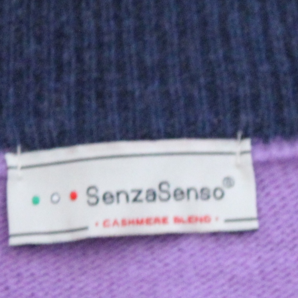 Purple Cashmere Blend Sweater (Large)